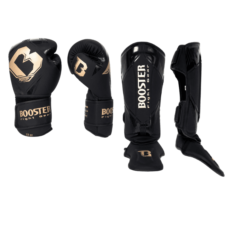 booster fight gear deutschland Booster Kickbox-Set Bangkok Schwarz – Stilvolles Training – Fightstyle