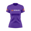 Braus Women's Rashguard Short Sleeve Ranked Purple