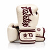 Guantes de boxeo Fairtex FXB V2 Crema