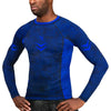 Hayabusa Rash Guard Long Sleeve Ranked Blauw