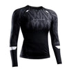 Hayabusa Women's Apex Long Sleeve Rashguard Carbon Black