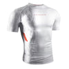 Hayabusa Rashguard Short Sleeve Apex Ash White