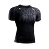 Hayabusa Rashguard for Women Short Sleeve Apex Carbon Black
