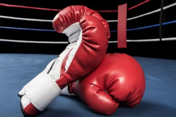 Duurzame bokshandschoenen klaar voor sparring