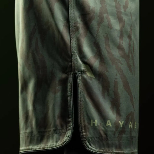 Hayabusa MMA Shorts Mid-Thigh Apex Recon Green
