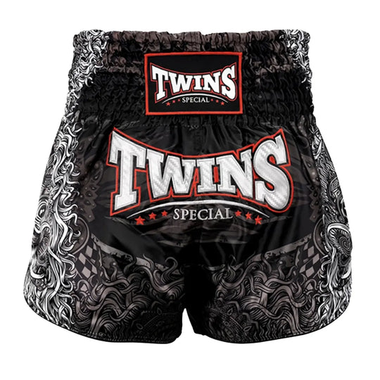 Twins Kickboxing Shorts TTBL Rangda Schwarz