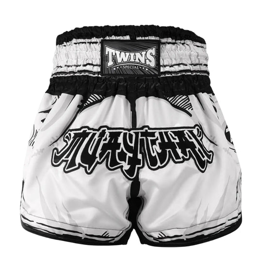 Twins Kickboks Broekje Comic Wit