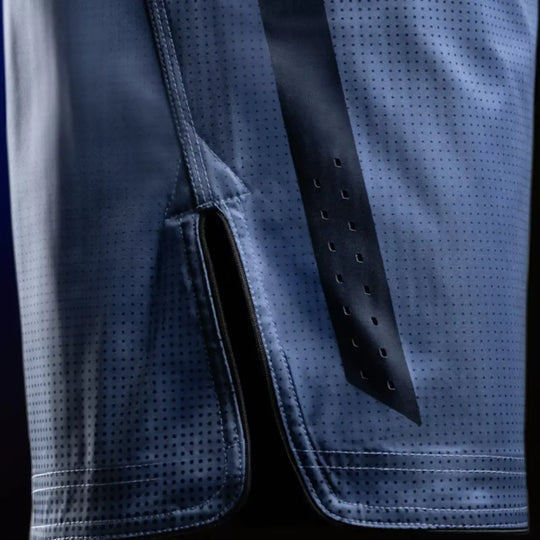 Hayabusa MMA Shorts Mid-Thigh Core Blauw