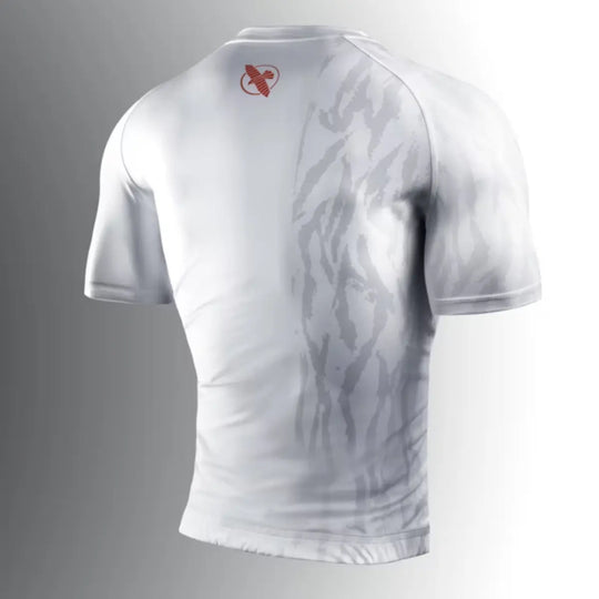 Hayabusa Rashguard Short Sleeve Apex Ash White