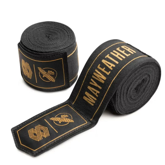 Hayabusa Bandagen Mayweather Stretch Schwarz/Gold