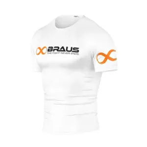 Braus Rashguard Short Sleeve Ranked Wit