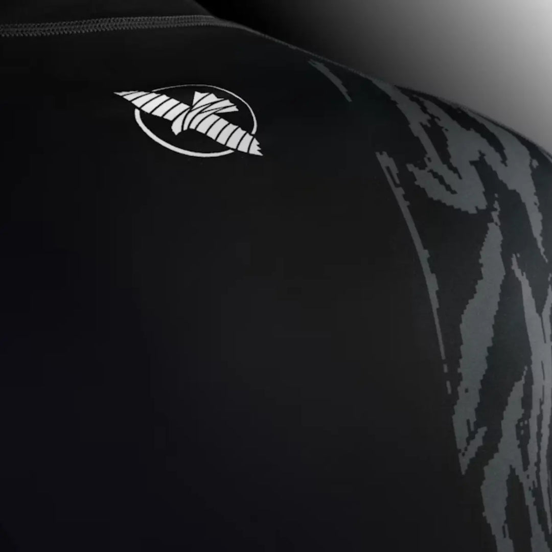 Hayabusa Rashguard Short Sleeve Apex Carbon Black
