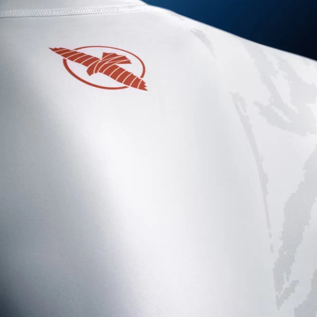 Hayabusa Rashguard Short Sleeve Apex Ash White