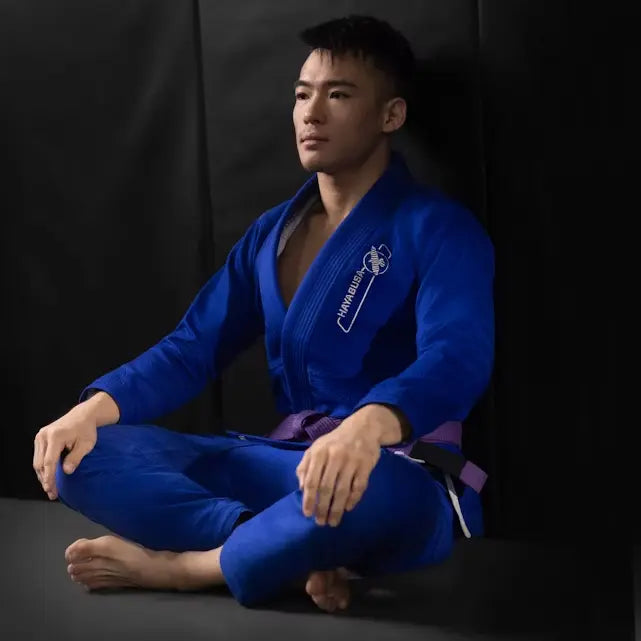 Hayabusa Jiu-Jitsu Gi Essential Gold Weave Blauw