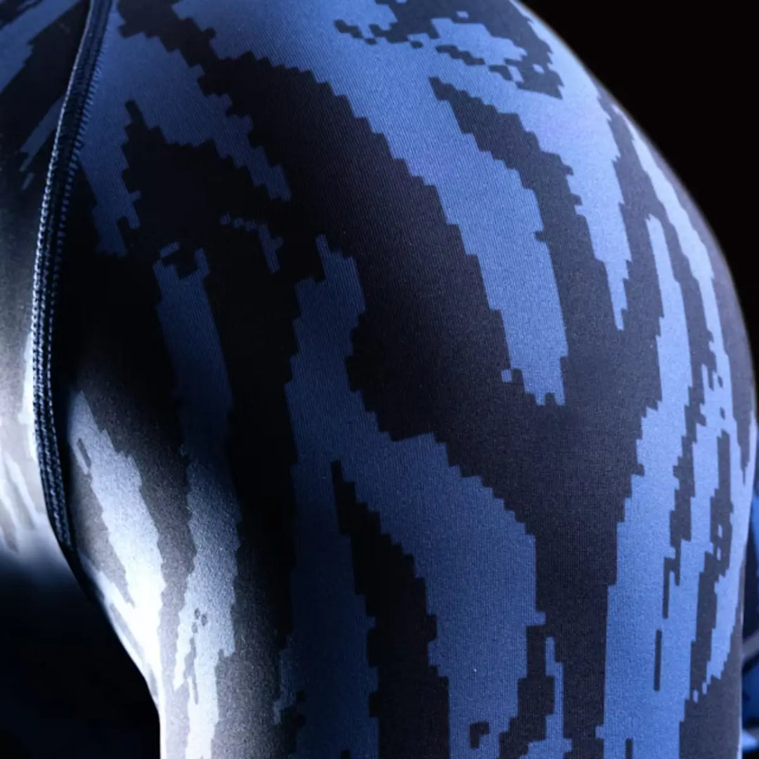 Hayabusa Rashguard Short Sleeve Apex Dusk Blue