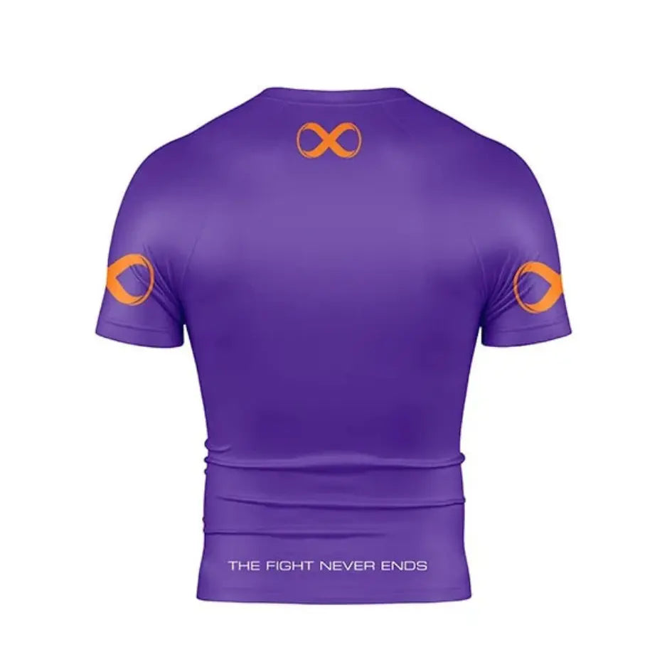 Braus Rashguard Short Sleeve Ranked Paars
