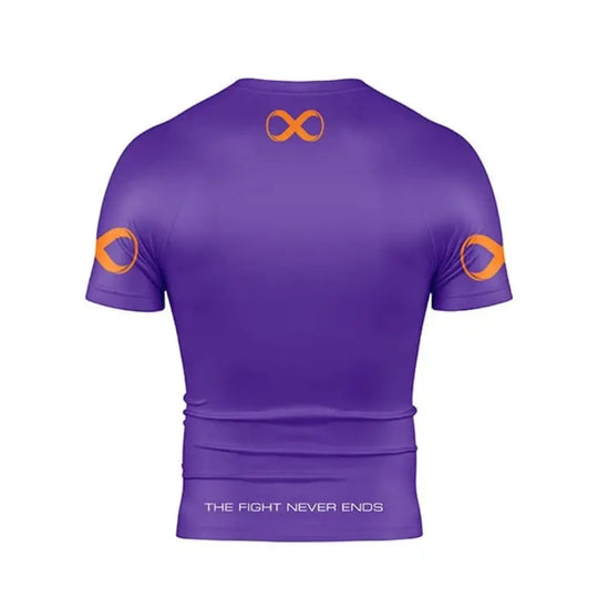 Braus Rashguard Short Sleeve Ranked Paars