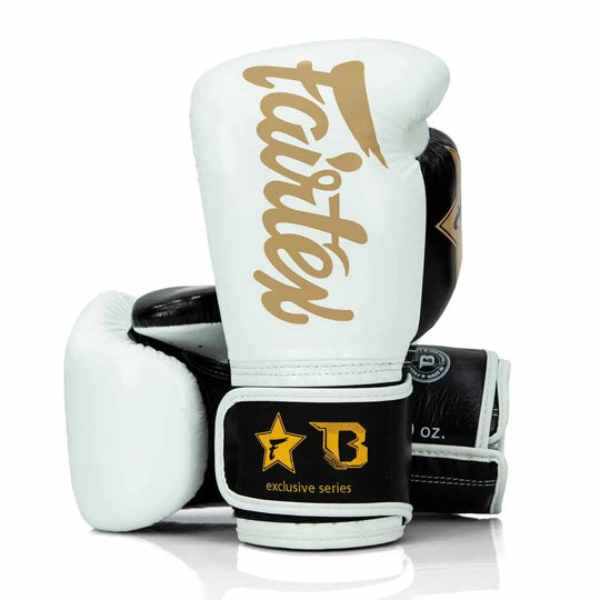 Fairtex Bokshandschoenen FXB BG V2 Wit/Zwart