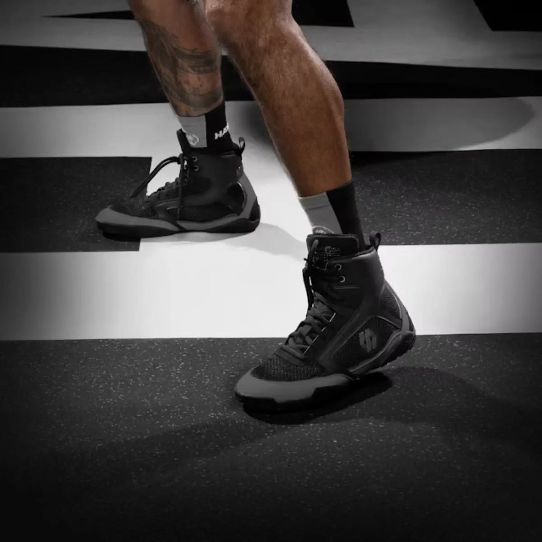 Hayabusa Boksschoenen Mayweather Champ Zwart/Grijs