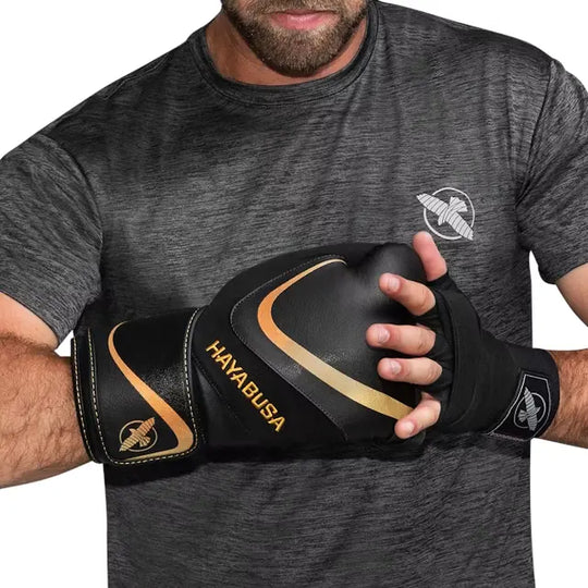 Hayabusa Bokshandschoenen H5 Zwart/Goud
