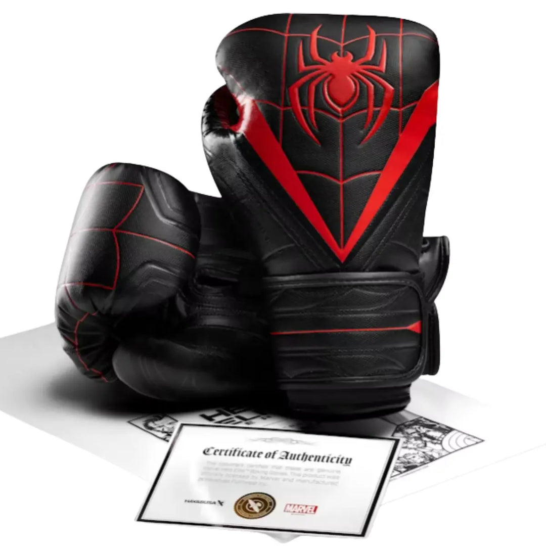 Hayabusa Bokshandschoenen Marvel's Miles Morales Zwart/Rood