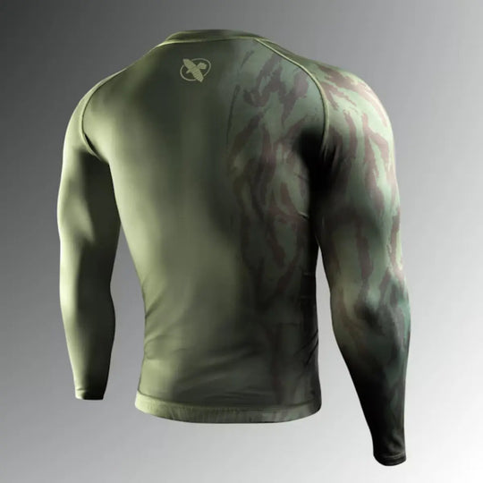 Hayabusa Rashguard Long Sleeve Apex Recon Green