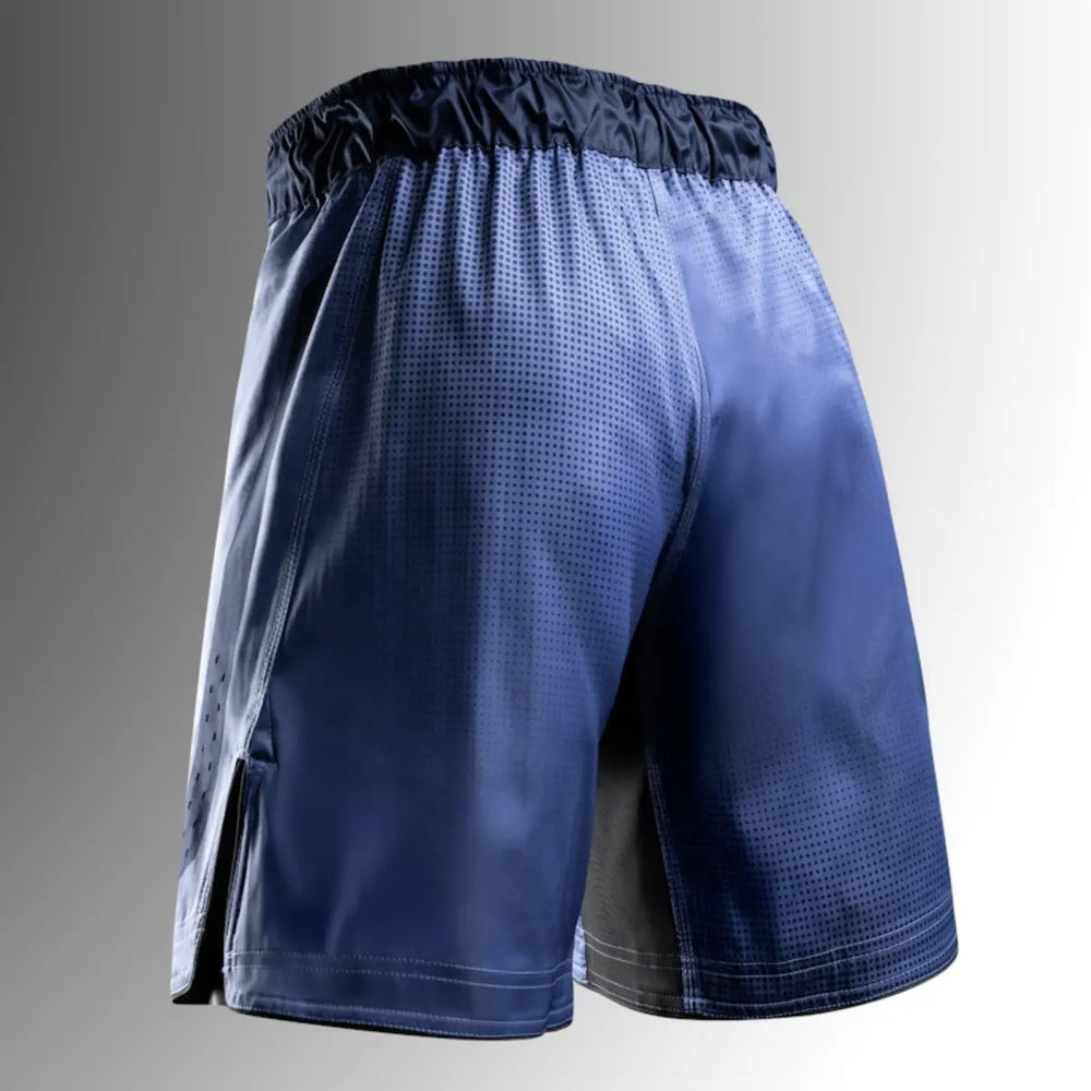 Schuin achteraanzicht met ademend materiaal en subtiele textuur in de stof.