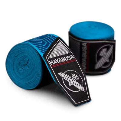 Hayabusa Hand Wraps Perfect Stretch Blue Geo