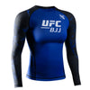 Hayabusa UFC BJJ Women's Long Sleeve Rash Guard Black Blue