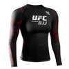 Hayabusa UFC BJJ Women's Long Sleeve Rash Guard Black Red