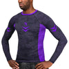 Hayabusa Rash Guard Long Sleeve Ranked Paars