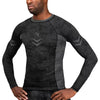 Hayabusa Rash Guard Long Sleeve Ranked Zwart
