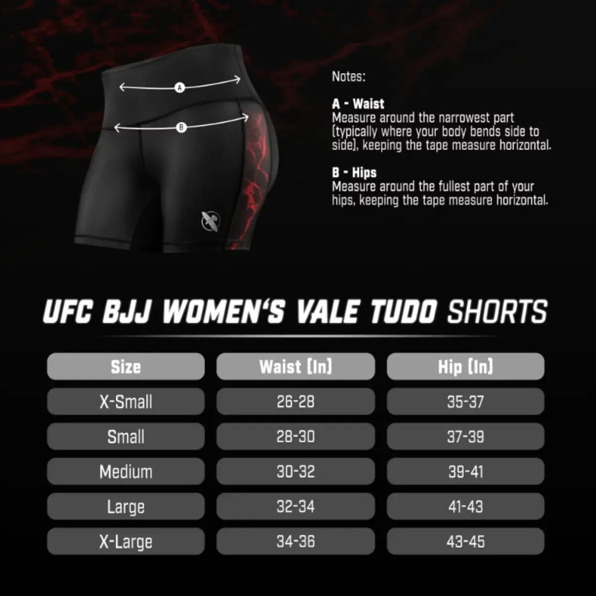 Hayabusa Shorts UFC BJJ Women’s Vale Tudo 