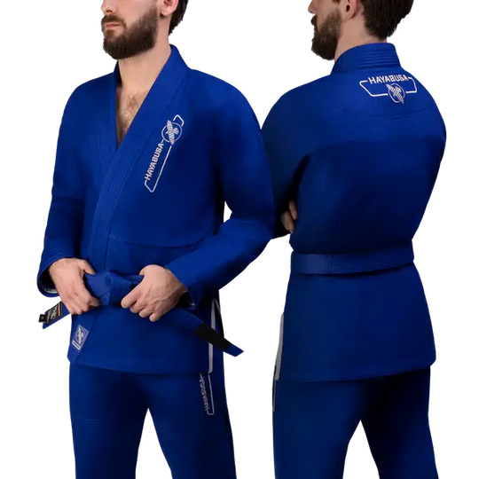 Hayabusa Jiu-Jitsu Gi Essential Gold Weave Blauw