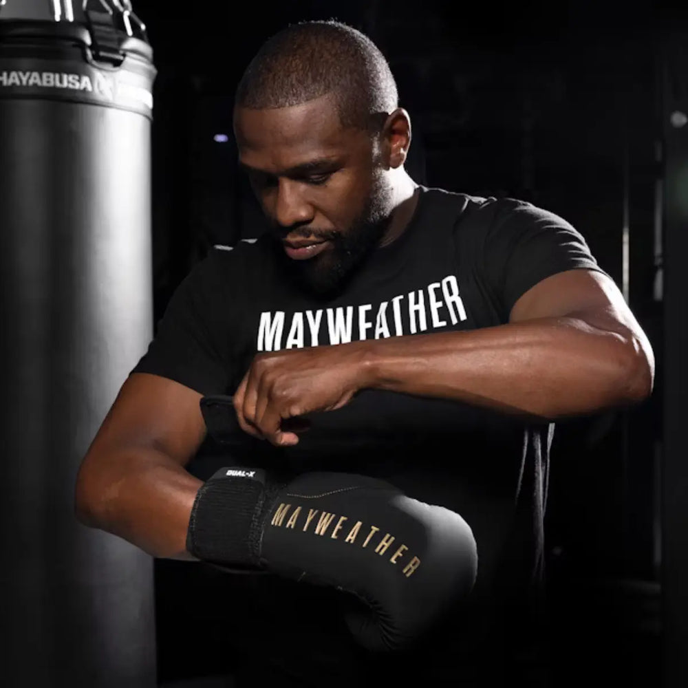 Hayabusa Bokshandschoenen Mayweather Champ Zwart/Goud