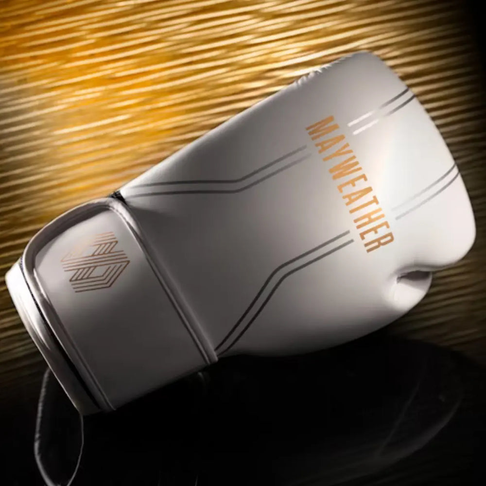 Hayabusa Bokshandschoenen Mayweather Contender Wit/Goud