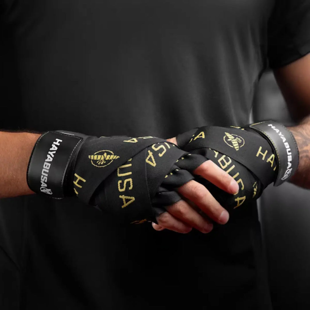 Hayabusa Bandage Deluxe Zwart/Goud