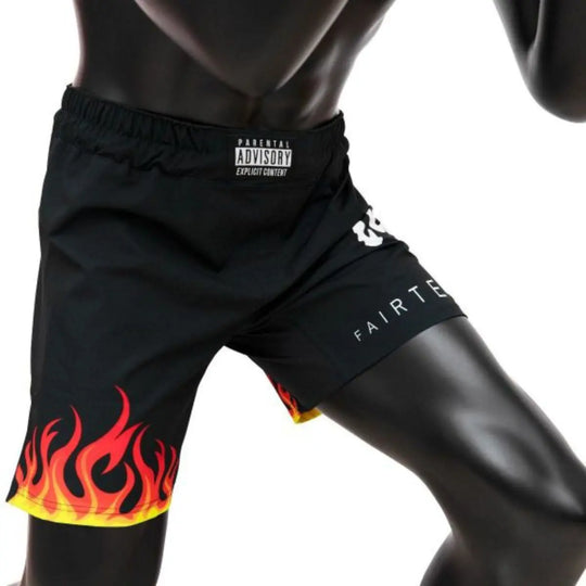 Fairtex MMA Shorts Burn Zwart