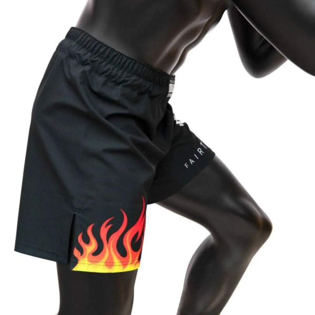 Fairtex MMA Shorts Burn Zwart