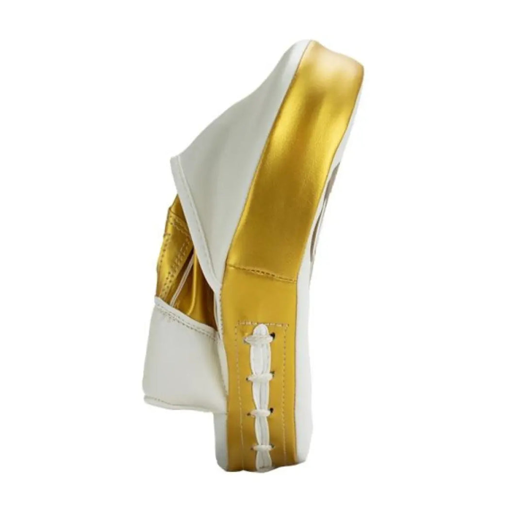 Super Pro Handpads Curved PU Wit/Goud
