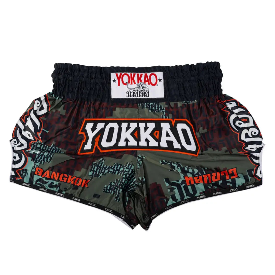 Yokkao Kickboks Broekje Thai Camo Forest