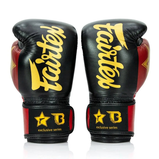 Fairtex Bokshandschoenen FXB V2 Zwart/Rood