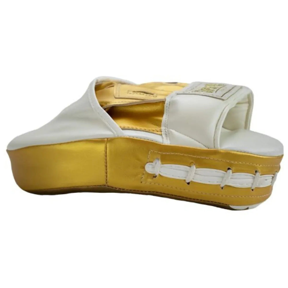 Super Pro Handpads Curved PU Wit/Goud