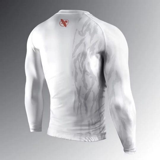 Hayabusa Rashguard Long Sleeve Apex Ash White