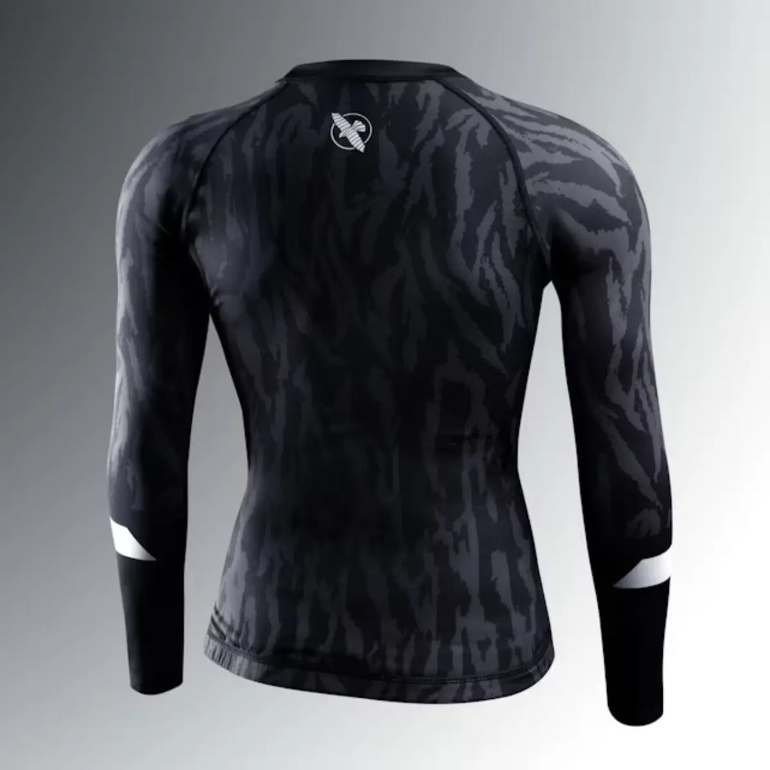 Hayabusa Women's Apex Long Sleeve Rashguard Carbon Black