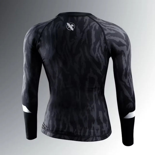 Hayabusa Women's Apex Long Sleeve Rashguard Carbon Black