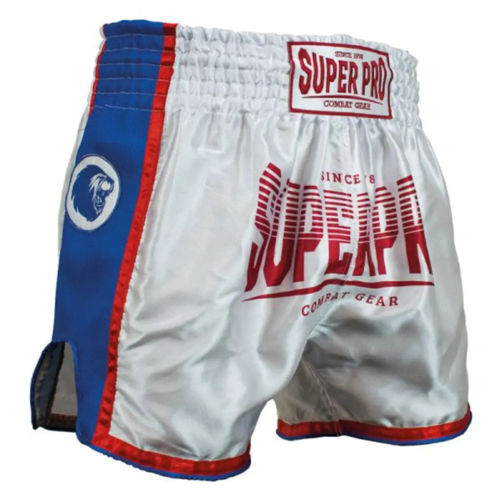 Super Pro Combat Gear Kickboks Broekje Stripes Wit