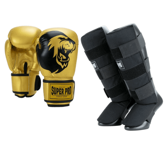 Super Pro Kinder Kickboks Set Talent Goud