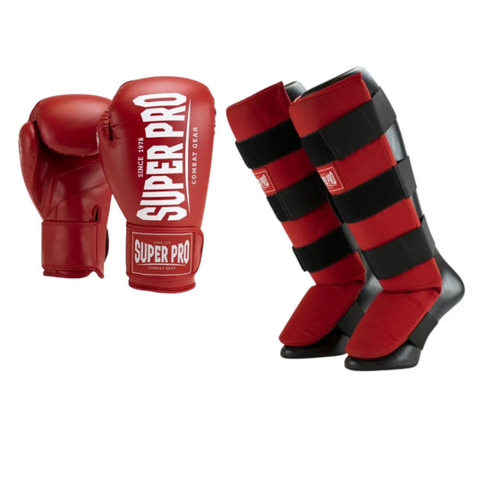 Super Pro Kickboks Set Champ Rood