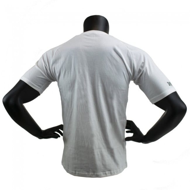 Achteraanzicht van wit Super Pro T-shirt zonder opdruk.